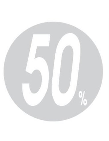 Next αφίσα "Κύκλος -50%" για βιτρίνες Ø32εκ.