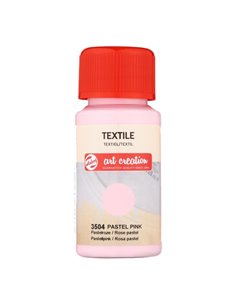 Talens χρώμα textile 3504 pastel pink 50ml