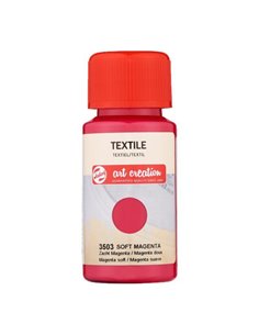 Talens χρώμα textile 3503 soft magenda 50ml