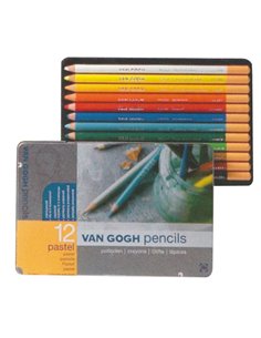 Talens van gogh soft pastel ξυλομπογιές 12 χρώματα