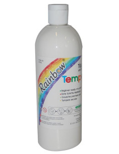 Rainbow τέμπερα λευκή 500ml