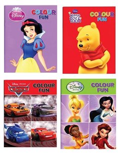 Disney colouring fun 4σχέδια 21x29εκ. 32φύλ.