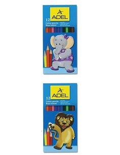 Adel ξυλομπογιές 12 χρώματα