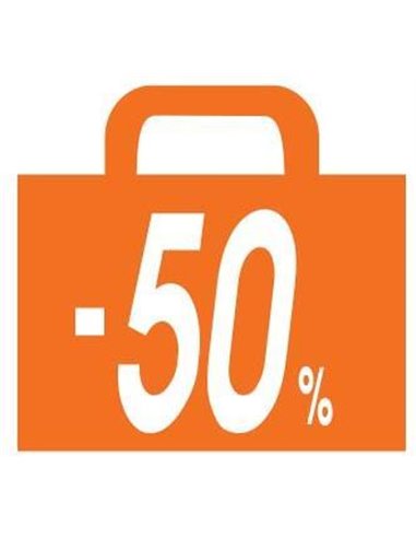 Next αφίσα "Σακούλα -50%" για βιτρίνες 34x32εκ.