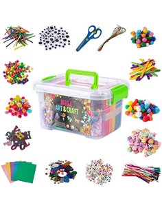 Σετ χειροτεχνίας 2000 τεμ. σε πλαστικό κουτί Υ13x25x19εκ.