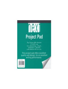 Next μπλοκ καρέ 17x25εκ. 80φυλ.