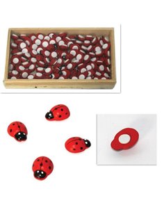 Αυτοκόλλητες διακοσμητικές πασχαλίτσες 1,2εκ, 75τεμ.