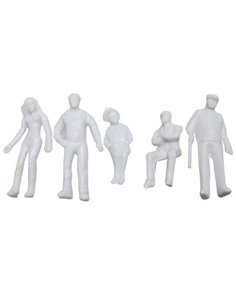 Ανθρώπινες φιγούρες μακέτας πλαστικές 1:42, ύψος 4εκ. (5τεμ.)