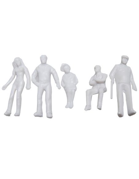 Ανθρώπινες φιγούρες μακέτας πλαστικές 1:42, ύψος 4εκ. (5τεμ.)