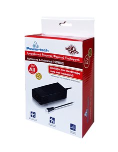 POWERTECH αυτόματο τροφοδοτικό laptop PT-31, 90watt, χωρίς βύσματα