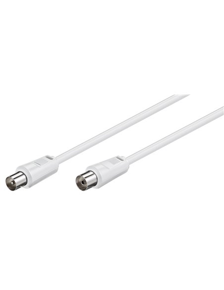 GOOBAY καλώδιο κεραίας αρσενικό σε θηλυκό 50125, 70 dB, CCS, 20m, λευκό