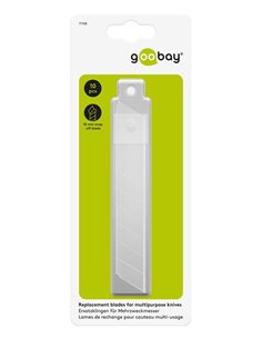 GOOBAY ανταλλακτικές λεπίδες για κοπίδι 77108, 18mm, 10τμχ
