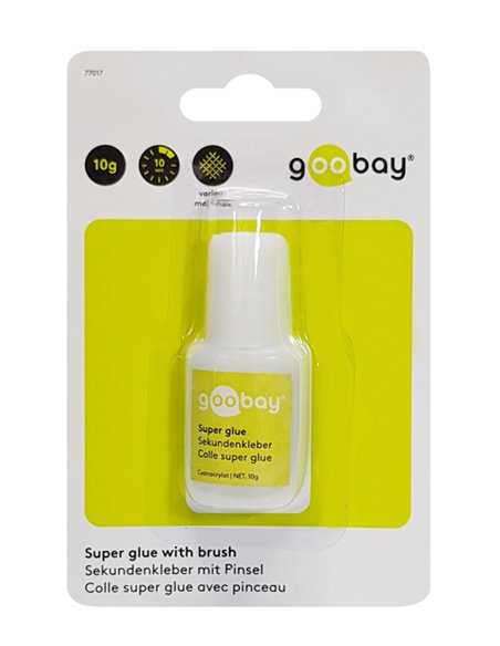 GOOBAY κόλλα Super Glue με πινέλο 77017, 10g