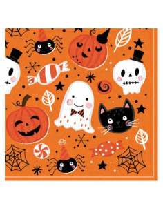 Χαρτοπετσέτες 20τεμ. 33x33εκ "Halloween" (SDOG 030701)