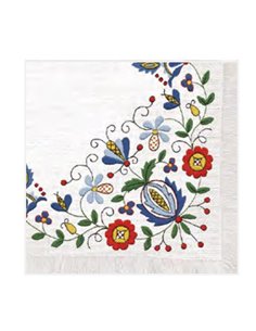 Χαρτοπετσέτες 20τεμ. "μοτίβο με λουλούδια 3" 33x33εκ. (SLOG 019901)