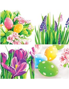 Χαρτοπετσέτες 20τεμ. "τουλίπα αυγα" 33x33εκ. (SL WL 006901)