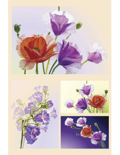 Χαρτί decoupage "Flower" 32x48εκ.