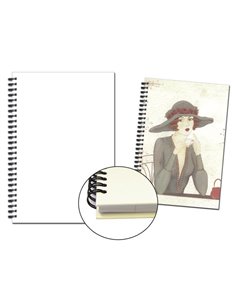 Νext τετρ.σπιράλ,λευκό εξωφ. σκληρό καπάκι 21.5x30εκ. 3θεμ, 100φ.