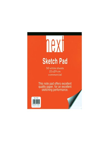 Next μπλοκ λευκό 21x29εκ. 50φυλ.