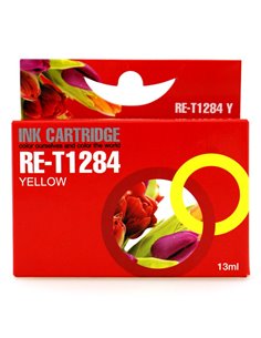 Συμβατό InkJet για Epson, T1284, κίτρινο
