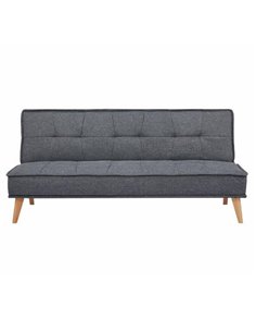 Καναπές κρεβάτι τριθέσιος Nextdeco Tokyo σκούρο γκρι Υ82x181x91εκ.