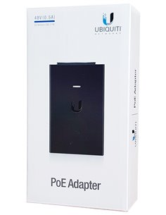 UBIQUITI PoE adapter POE-48 με power cable, 48VDC, 0.5A, 24W