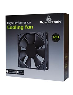 POWERTECH ανεμιστήρας PT-156, 120 x 120 x 25mm, 12V, 3pin & 4 βίδες