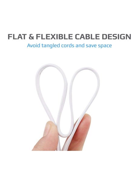 POWERTECH καλώδιο τηλεφώνου RJ11 6P4C CAB-T005, 7m, λευκό