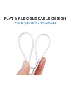 POWERTECH καλώδιο τηλεφώνου RJ11 6P4C CAB-T006, 10m, λευκό