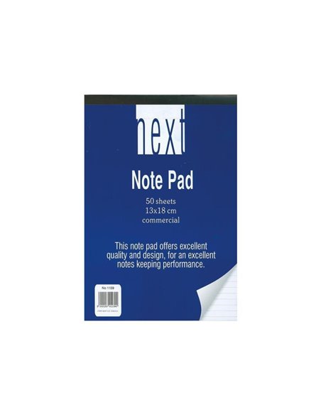 Next μπλοκ ριγέ mini 13x18εκ. 50φυλ.