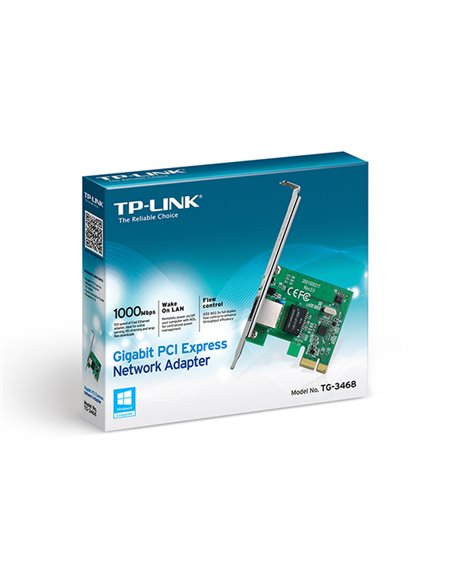 TP-LINK PCI Express Network Adapter TG-3468, low profile, Ver. 4.0
