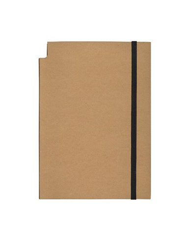 Next Promo μπλοκ ριγέ Α5 80φ. ριγέ με οικολογικό εξώφυλλο και λάστιχο