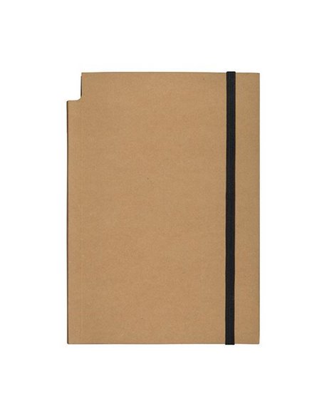 Next Promo μπλοκ ριγέ Α5 80φ. ριγέ με οικολογικό εξώφυλλο και λάστιχο