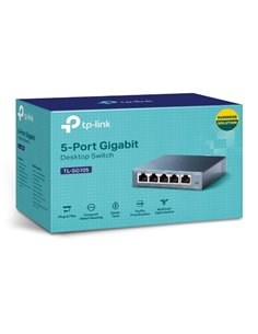 TP-LINK Gigabit Switch TL-SG105, 5 θύρες, Ver. 8.0