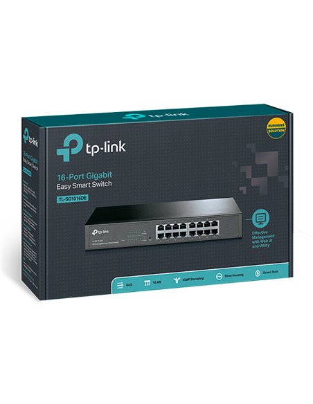 TP-LINK Easy Smart Switch TL-SG1016DE, 16-Port Gbit, Ver. 4.2