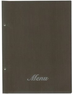 Next μενού εστιατορίου fabric καφέ με 10 ζελατίνες και βίδες 24x32εκ.
