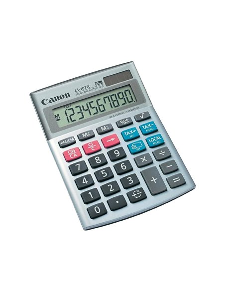 Calculator Canon Desktop Dual Power 10 Digit LS-103TC