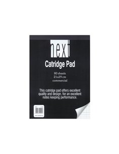 Next μπλοκ κατριγέ 21x29εκ. 80φυλ.