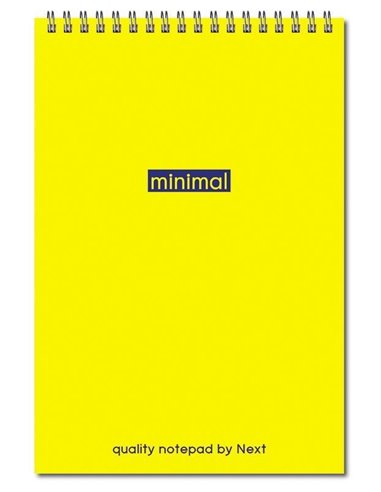 Next minimal μπλοκ σπιράλ 21x29εκ. 2θεμ. 80φυλ.