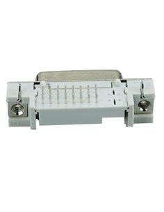 DVI Connector - DVI 25P, Nickel, White