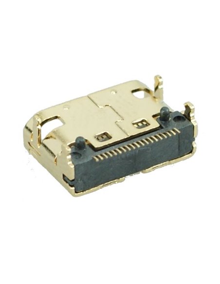HDMI Connector Mini C TYPE1, Copper, Gold