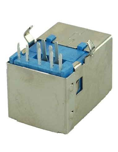 USB 3.0 Connector B TYPE (Solder out), Silver