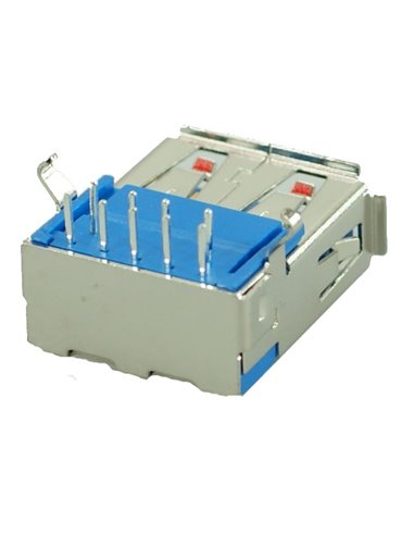 USB 3.0 Connector A TYPE (M, Solder), Silver