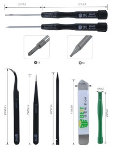 BEST Repair Tool Kit BST-609, για iPhone, 8 τμχ