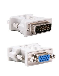 POWERTECH αντάπτορας VGA σε DVI-I 24+5 CAB-G019, λευκός