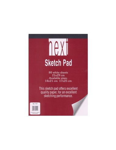 Next μπλοκ λευκό 21x29εκ. 80φυλ.