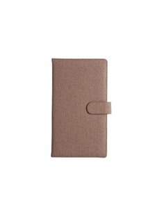 Επαγγελματικό σημειωματάριο PU Α5 καφέ 122 σελ.