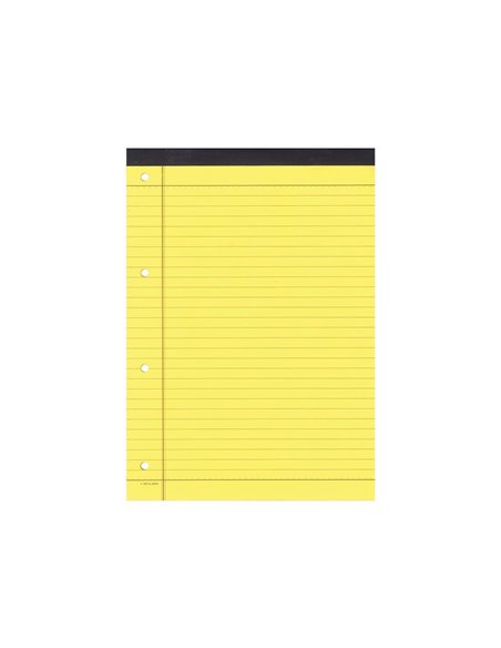 Next μπλοκ yellow-δικηγορικό ριγέ 21x29εκ. 40φυλ.