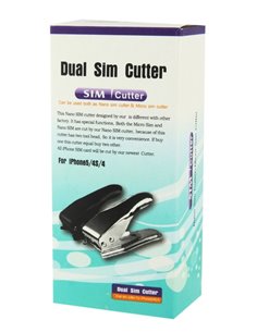 POWERTECH Dual SIM Κόπτης, Nano & Micro, Black