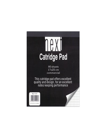 Next μπλοκ κατριγέ 17x25εκ. 80φυλ.